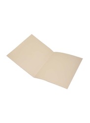 FIS Kendal Manila Square Cut Folders without Fastener, 225GSM, A4 Size, 100 Pieces, FSFF9A4KBF, Buff Beige