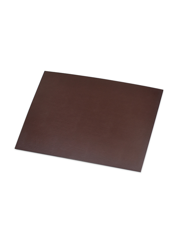 FIS Desk Blotter with MDF Cover, Dark Brown