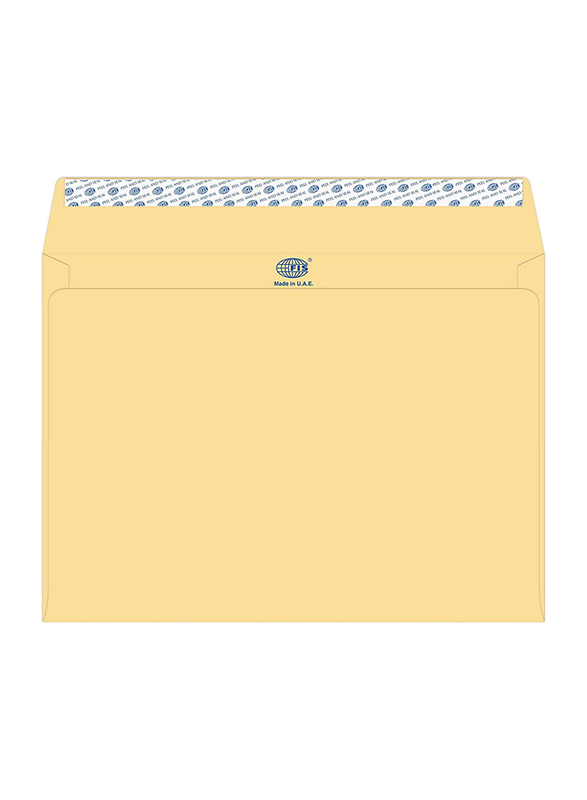FIS Manila Envelopes Peel & Seal, 12 x 9 Inch, 90GSM, 50 Pieces, Plain