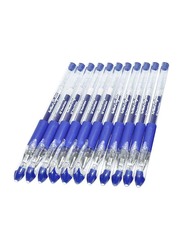 Artline 12-Piece Softline 1500 Gel Pen Set with Rubberised Soft Grip, ARBNEGB-1500BL, 0.5mm, Blue