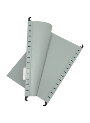 FIS PP Hanging Files with Indicator, 260 x 365mm, 12 Pieces, FSHF01GY, Grey