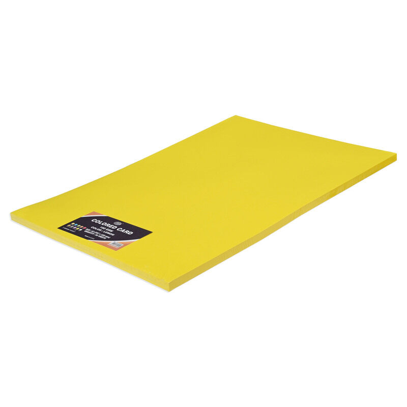 

FIS Coloured Cards, 160 Gsm, A3 Size(29.7x42.0cm), Pack of 50 Sheets, Lemon Color - FSCH160A3LE