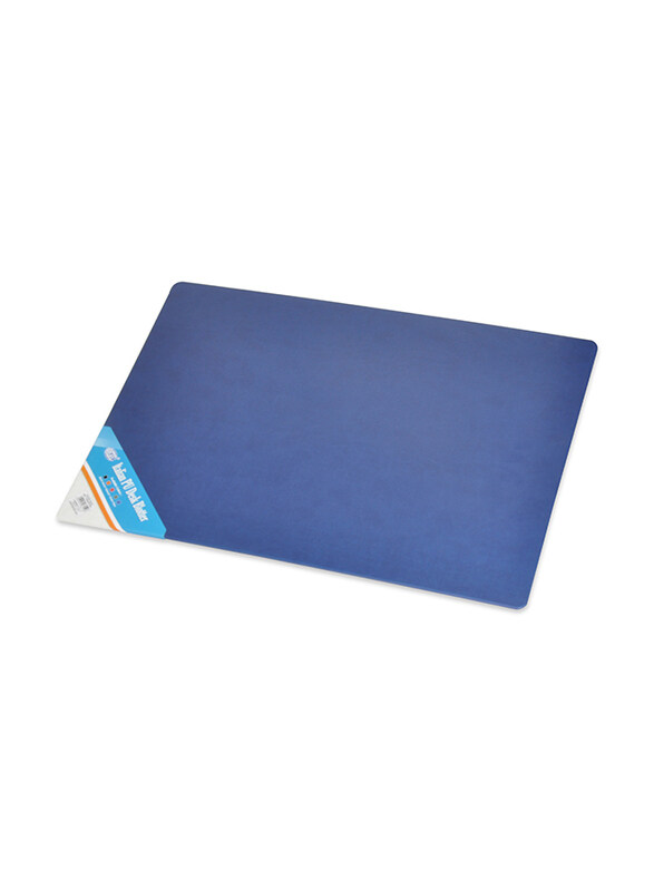 

FIS Executive Italian PU Desk Blotter, Blue