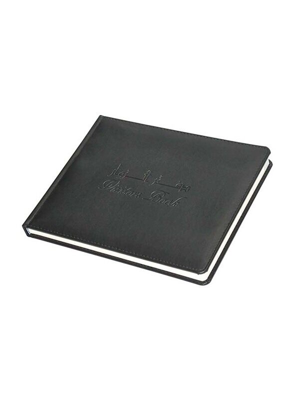 

FIS Executive Arabic Italian PU Visitors Book, 25 x 20cm, FSCLEXVI01A, Black