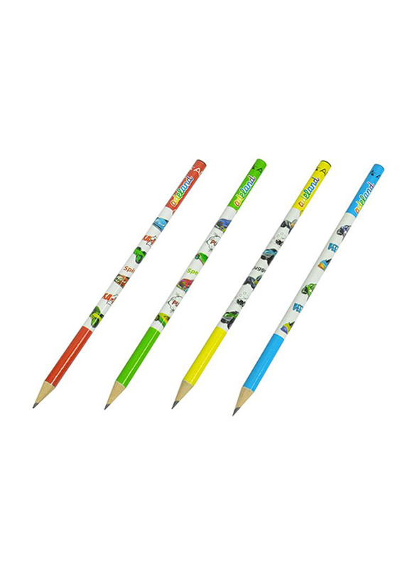 Adel 72-Piece Blacklead Pencil Set, ALPE2061130140, Red/Green/Blue/Yellow