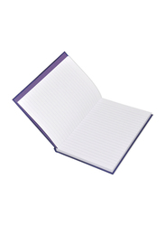 Light Hard Cover Single Ruled Notebook, 5 x 100 Sheets, A5 Size