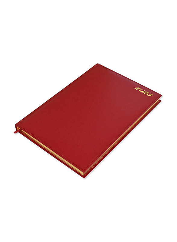 

FIS 2023 Golden English Diary, A4 Size, FSDI43EG23MR, Maroon