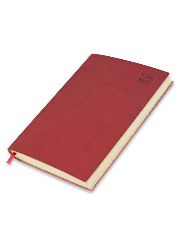 

FIS 2023 Arabic/English Flexible Diary, 384 Sheets, 70 GSM, A5 Size, FSDI131AE23MR, Maroon