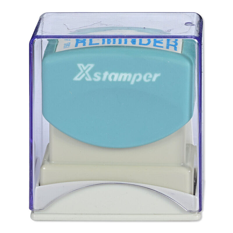 

FIS Artline X-Stamper, "REMINDER", Blue Ink Color, Pack in Hard Plastic Case with Stamp Cover-ARXTCXB1565