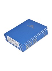FIS 5-Piece English Index Manuscript Book Set, 22.86 x 17.78cm, 2 Quire, FSMN9X72QIE, White