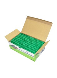 إف آي إس حلقات ربط بلاستيكية 16 مم ، سعة 130 ورقة ، 100 قطعة ، FSBD16GR ، أخضر
