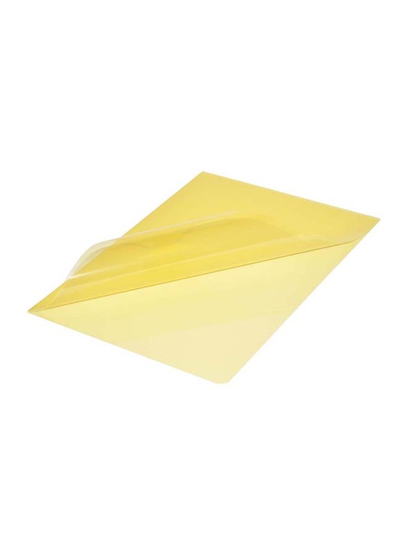 Durable 50-Piece Clear Folder, A4 size, DUCI2339-04, Yellow