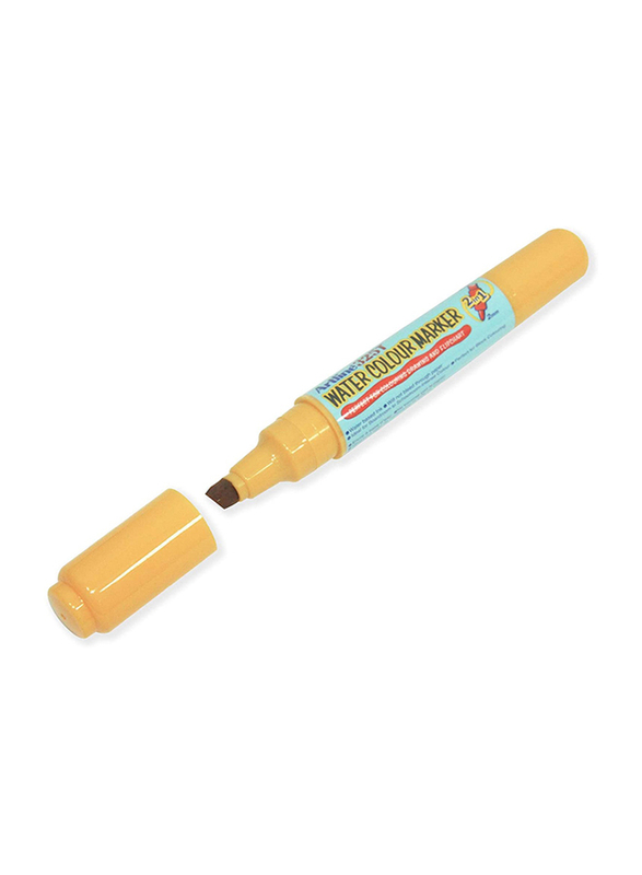 أرتلاين قلم تلوين مائي مزدوج مكون من 12 قطعة ARMK325OC ، أصفر غامق