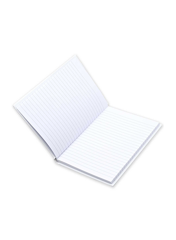 FIS Swan Design Hard Cover Notebook, 5 x 96 Sheets, A5 Size, FSNBHCA596-SWA2, White