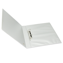 FIS 2D Ring Presentation Binder, A4 Size, 25mm Ring Size, 1.5 Inch Spine, FSBD225DPBGY, Grey