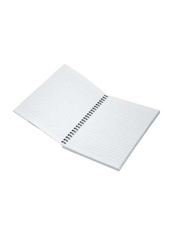 Light 10-Piece Spiral Soft Cover Notebook, Single Line, 100 Sheets, A4 Size, LINBA41802S, Light Blue