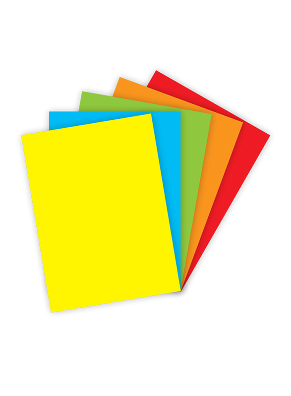 FIS Coloured Cards, 100 Pieces, A4 Size, FSCH16021297CY, Yellow