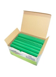 إف آي إس حلقات ربط بلاستيكية 28 مم ، سعة 250 ورقة ، 50 قطعة ، FSBD28GR ، أخضر