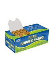 FIS 10 Boxes Pure Rubber Bands, Yellow