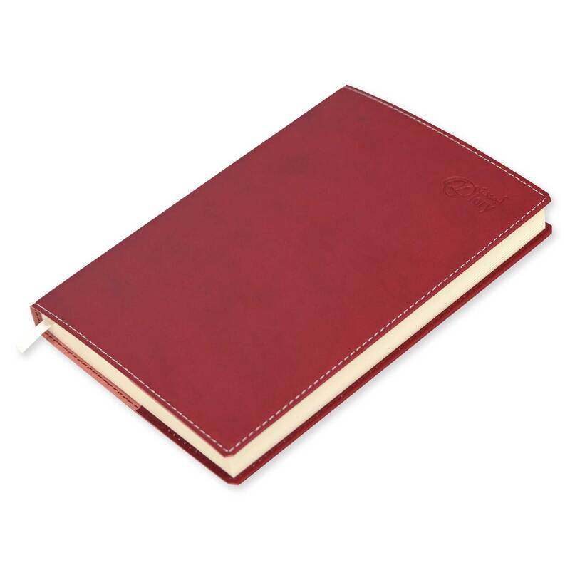 

FIS 2024 Arabic/English Diary, 384 Sheets, 70 GSM, A5 Size, FSDI17AE24MR, Maroon