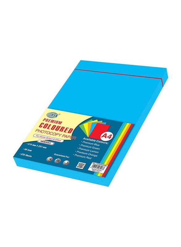 FIS Premium Color Photocopy Paper, 250 Sheets, 80 GSM, A4 Size