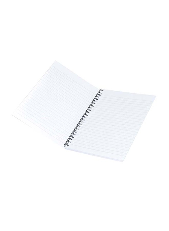 FIS Spiral Soft Cover Single Line Notebook Set, 10 x 100 Sheets, A5 Size, FSNBA51908S, Multicolour