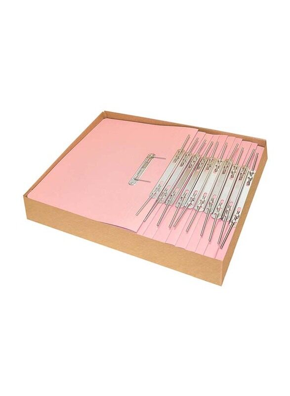 

FIS Transfer File Set with Fastener, English, 320GSM, F/S Size, 50 Pieces, FSFF4EPI, Pink