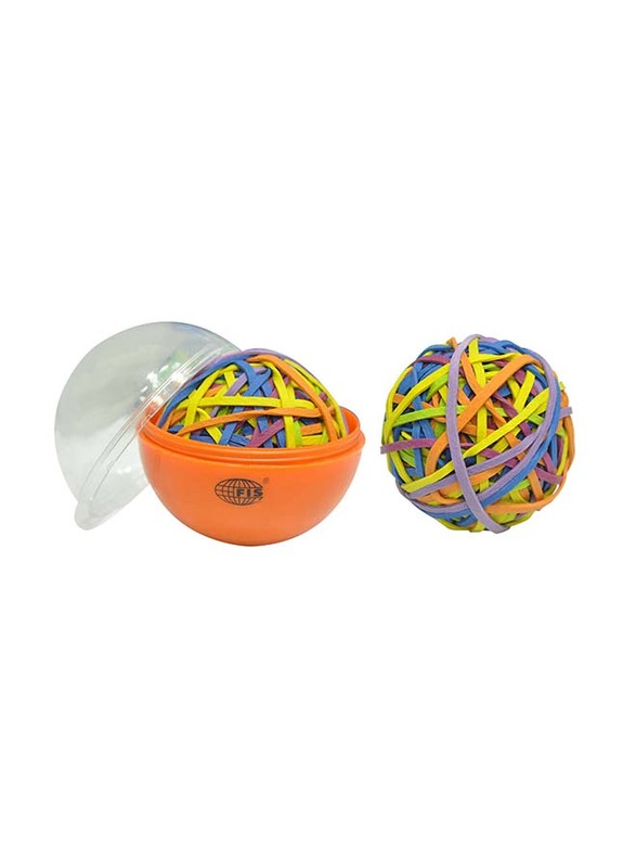 FIS Ball Rubber Bands, 89 x 1.7mm, 12 Pieces, Multicolour
