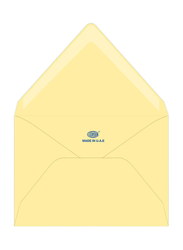 

FIS Executive Envelopes Glued, 5.35 x 8 inch, 50 Pieces, Cream