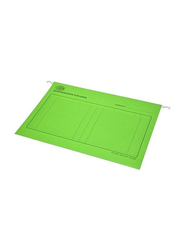 

FIS 160GSM Colored Hanging Files, 50 Pieces, FSHF160PAGR, Green