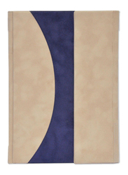 إف آي إس محفظة تنفيذية مخملية مع دفتر كتابة ، 5 مم مربع ، مقاس A4 ، FSGT03EX5M ، بيج / أزرق