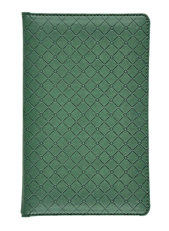 FIS Executive Italian PU Bill Folders Covers with Magnetic Flap & Pen Holder Round Corners Gift Box, 155 x 245mm, FSCLBFGRD2, Green