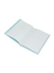 Light 5-Piece Hard Cover Notebook, Single Line, 100 Sheets, A4 Size, LINBA41802, Light Blue