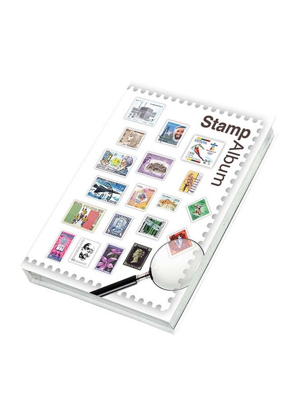 FIS Stamp Album, 16 Sheets, 17.3 x 25cm, FSSA173X250P16, Multicolour