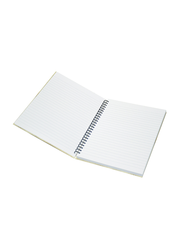 Light 5-Piece Spiral Hard Cover Notebook, Single Line, 100 Sheets, A5 Size, LINBSA51808, Multicolour