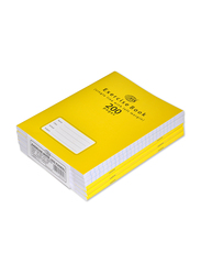FIS Exercise Note Books, Single Line with Left Margin, 200 Pages, 6 Piece, FSEBSLM200N, Yellow