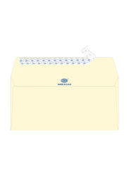 FIS Executive Laid Paper Envelopes Peel & Seal, 8 x 4 Inch, 25 Pieces, Camelle Off White