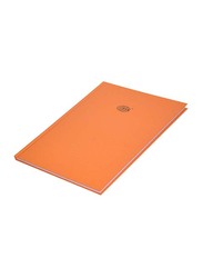 FIS Neon Hard Cover Single Line Notebook Set, 5 x 100 Sheets, A4 Size, FSNBA4N240, Saffron Orange