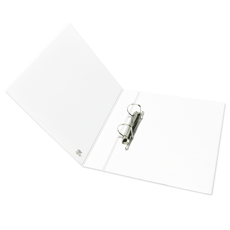 FIS 2D Ring Presentation Binder, A4 Size, 40mm Ring Size, 2.25 Inch Spine, FSBD240DPB, White