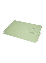 FIS 320GSM Full Scape Size Document Wallet, 210 x 330mm, 50 Pieces, FSFF8GR, Green