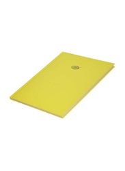 FIS Neon Hard Cover Single Line Notebook Set, 5 x 100 Sheets, A4 Size, FSNBA4N210, Lemon Yellow
