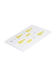 إف أي إس مجموعة دفتر ملاحظات بسطر واحد ، 5 ​​× 100 ورقة ، مقاس A4 (إيه 4)، FSNBA419-07 ، أبيض / أصفر