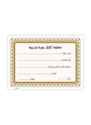 FIS Arabic Design Certificate, 10 Sheets, A4 Size, FSCLC002A, Multicolour