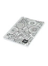 Light 10-Piece Spiral Soft Cover Notebook, Single Ruled, 100 Sheets, A5 Size, LINBA51701S, Black/White
