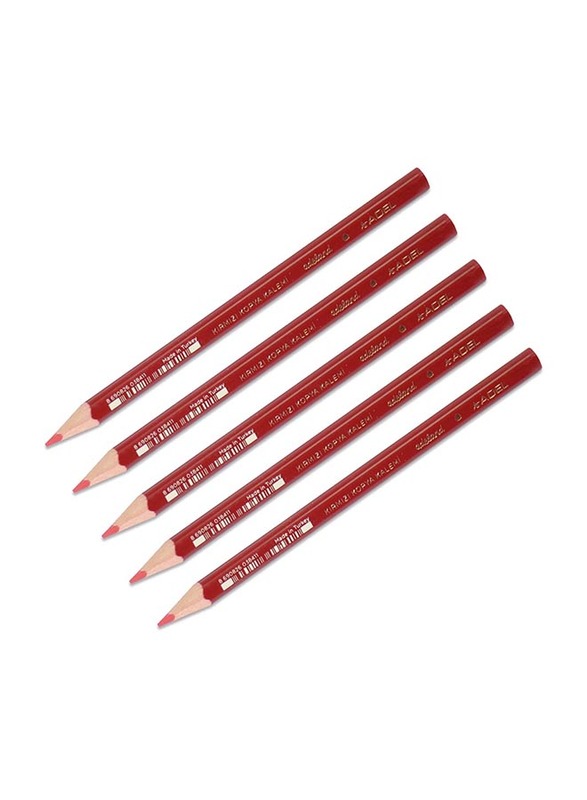 Adel 48-Piece Jumbo Copying Pencil Set, ALPE2063140106, Red