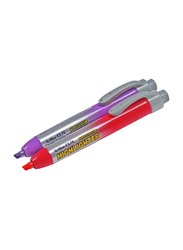 Artline 2-Piece Clix Highlighter Set, Red/Purple