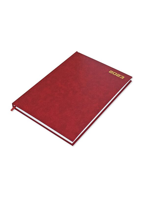 

FIS 2023 Saturday & Sunday Combined English Diary, A4 Size, FSDI47E23MR, Maroon