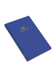FIS Manuscript Book, 8mm Single Ruled, 2 Quire, 96 Sheets, F/S 210 x 330mm, FSMNFS2Q, Blue