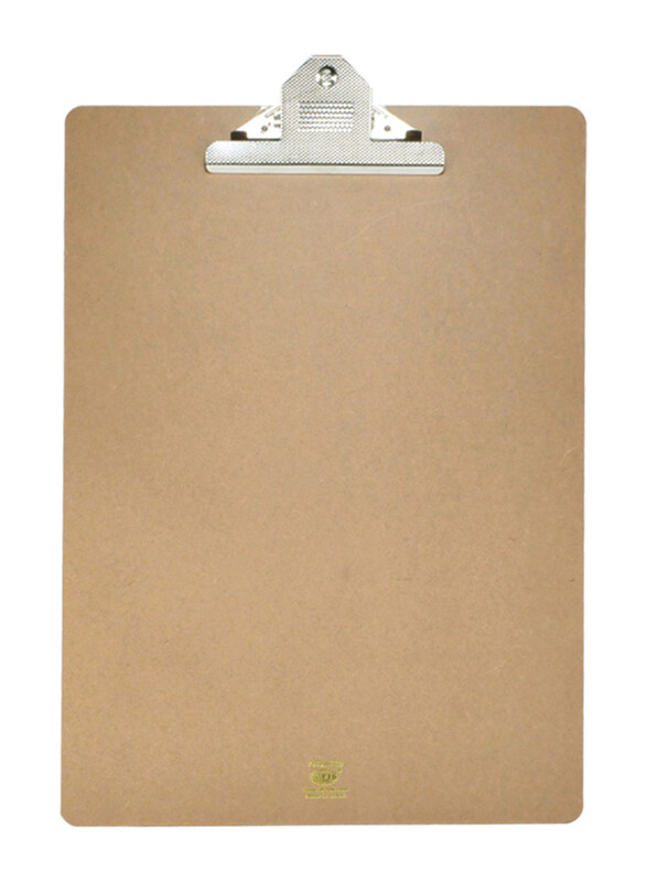 

FIS Wooden Jumbo Clip Board, A4 Size, FSCBWOOD-A4, Beige