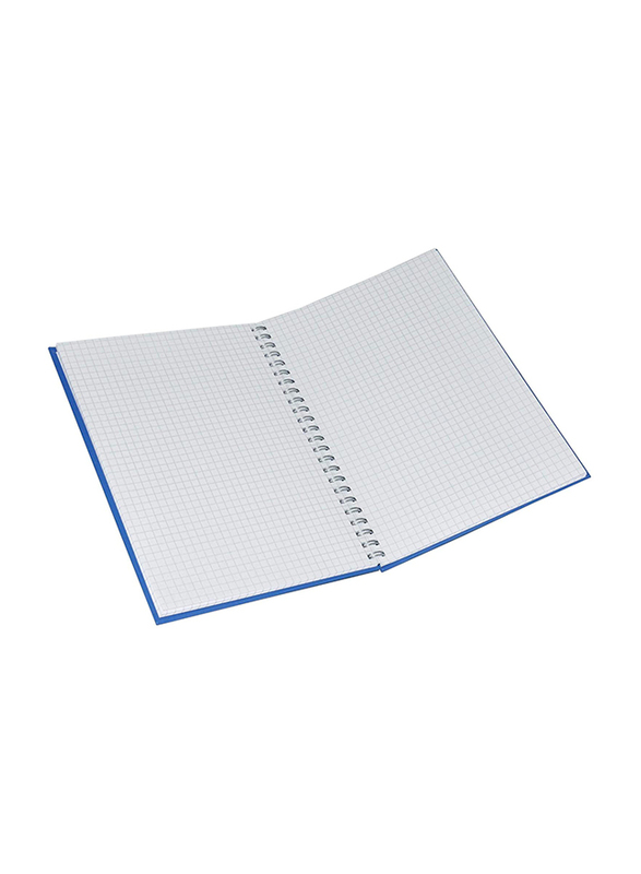 FIS Manuscript Book Set, 5mm Square, 2 Quire, 5 x 96 Sheets, A5 Size, FSMNA52Q5MSB, Blue